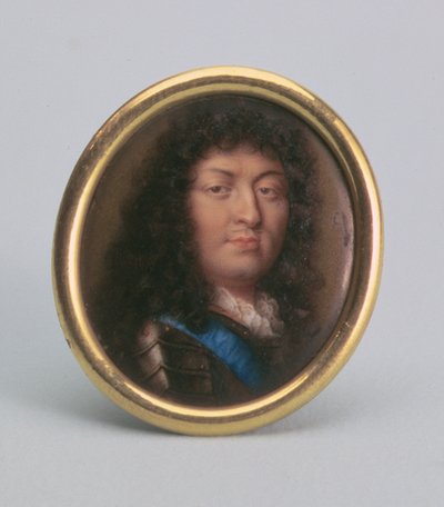 Portrait of Louis XIV, King of France by Jean the Elder Petitot